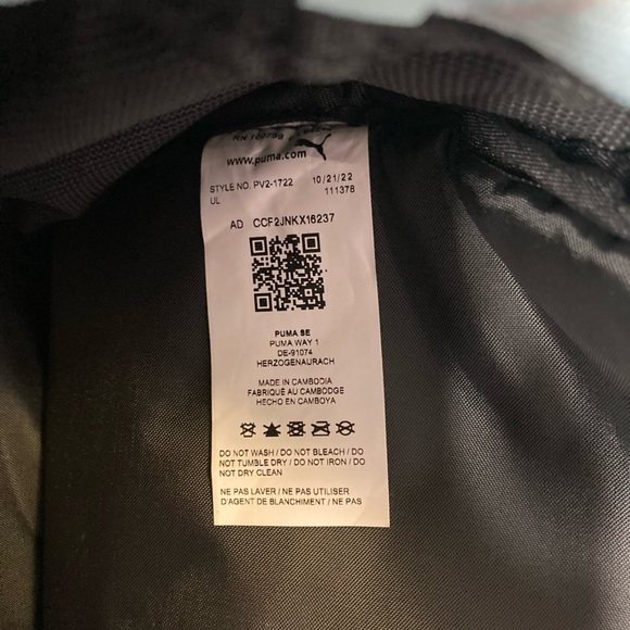 Puma Pink and blue tie dye backpack - Picture 5 of 5